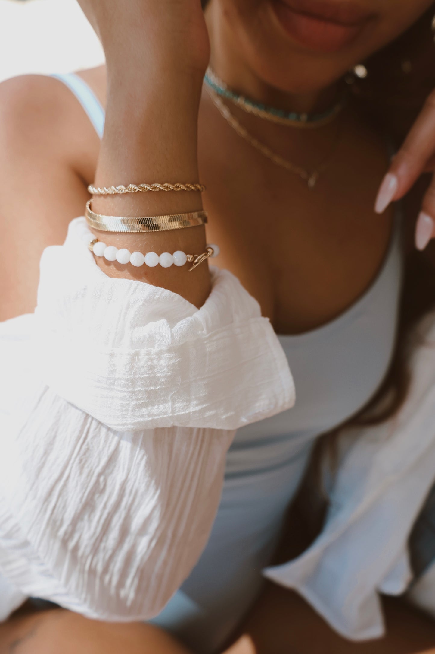 Eloise Bold Herringbone Bracelet