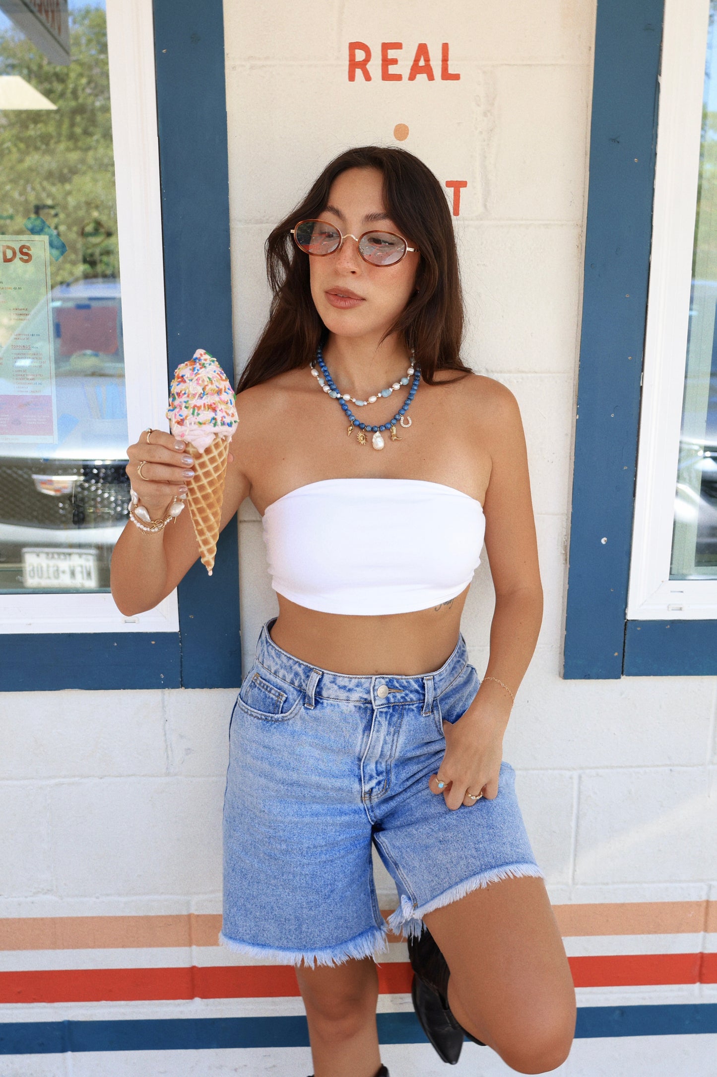 Abilene Charm Necklace - Denim Lapis