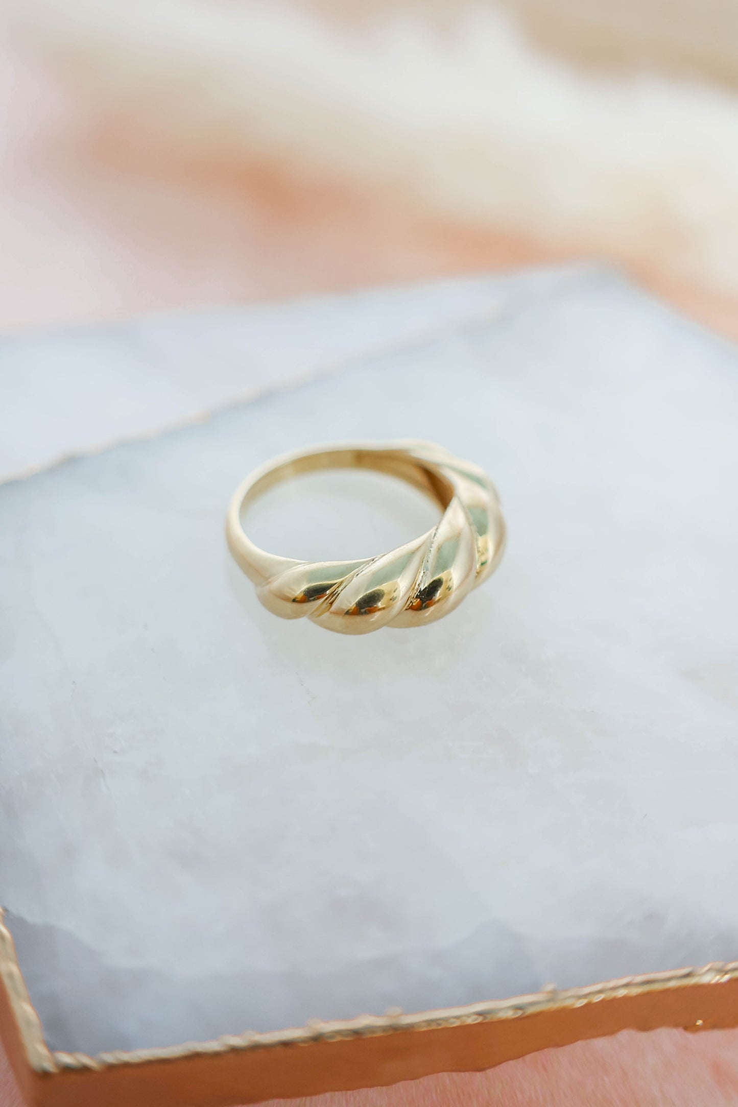 Cairo Croissant Ring - Gold