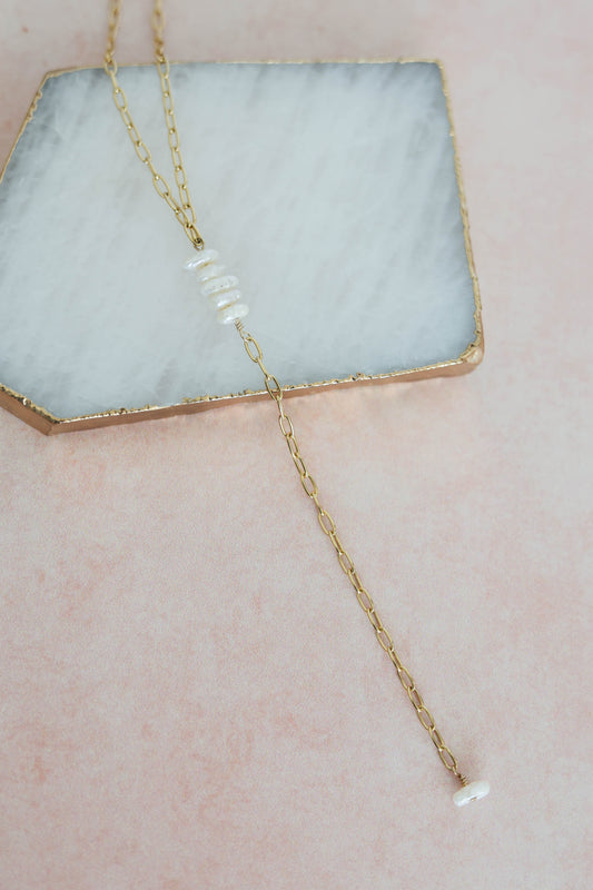 Eliza Pearl Necklace
