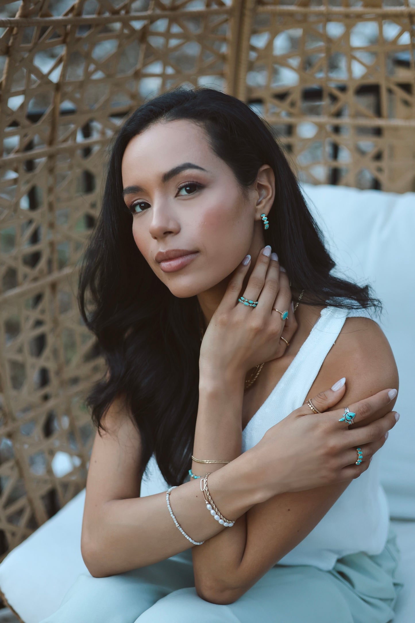 Olivia Ring Turquoise - Silver