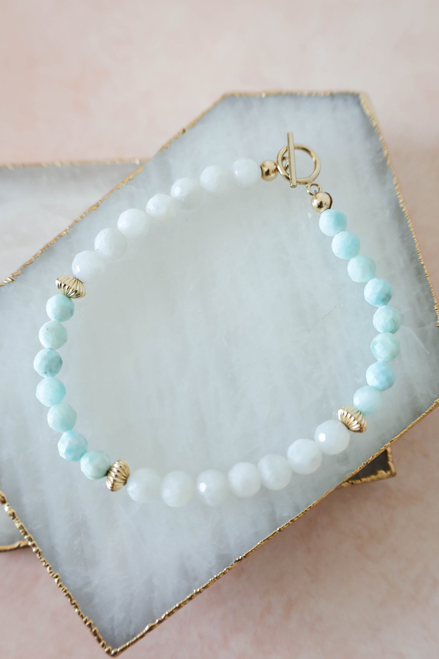 Florence Larimar & Moonstone Bracelet