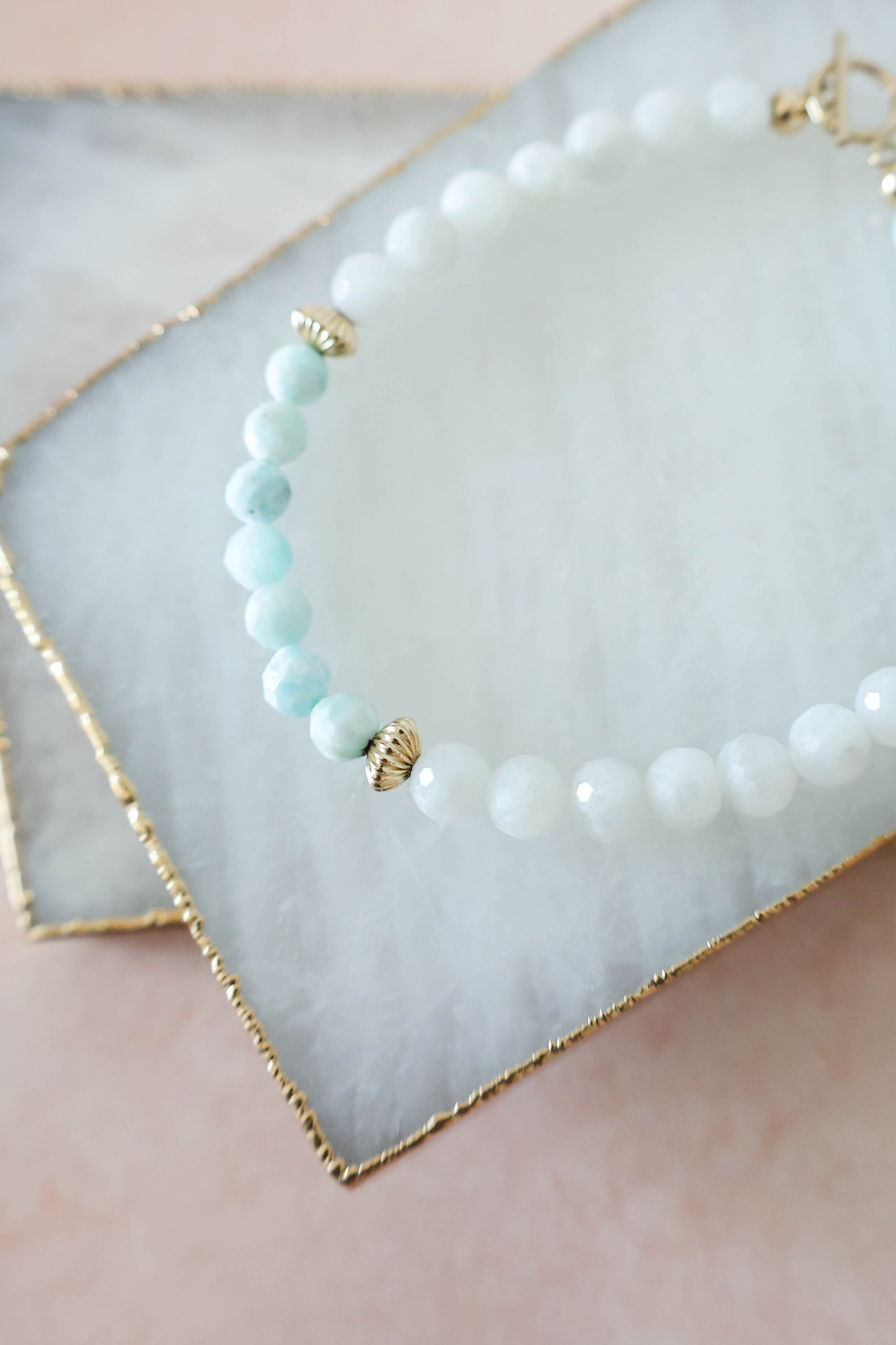 Florence Larimar & Moonstone Bracelet