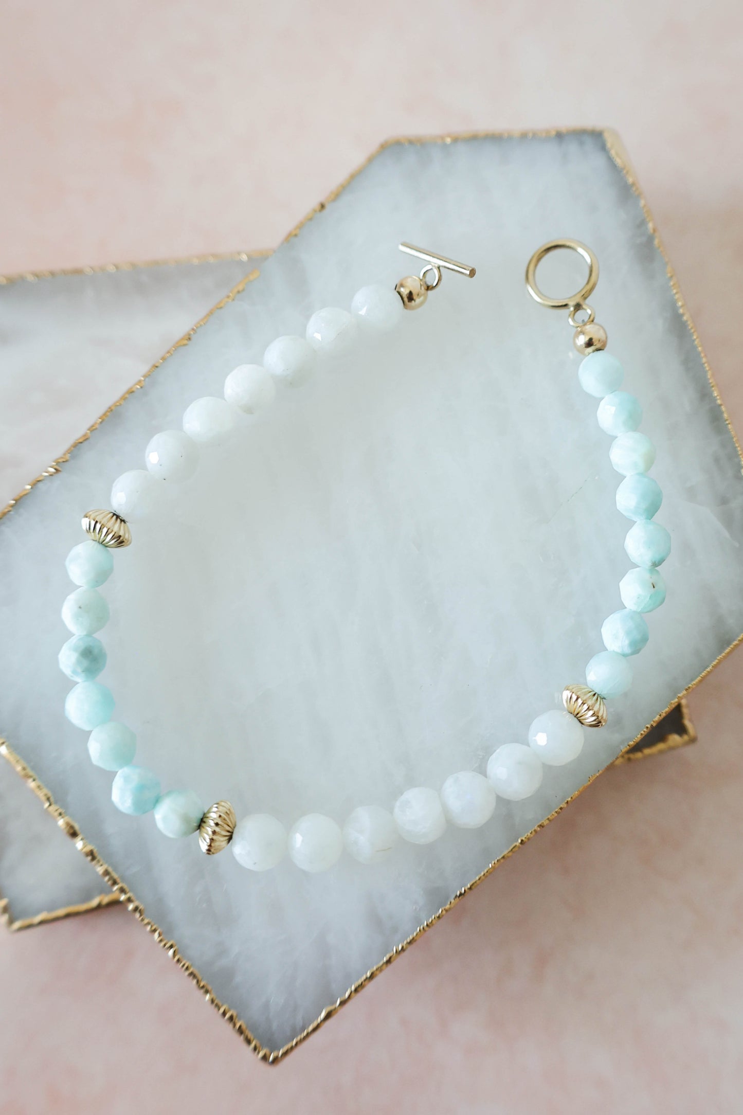Florence Larimar & Moonstone Bracelet