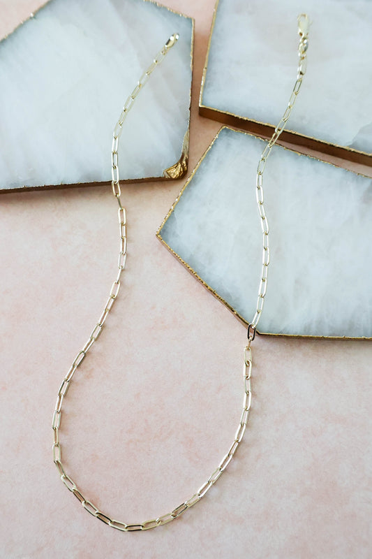 Liv Paperclip Necklace