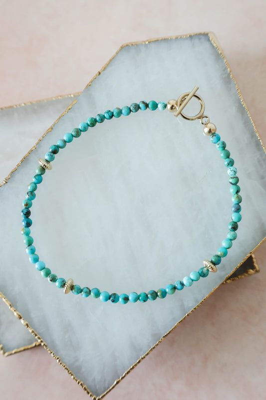 Poppy Turquoise Bracelet