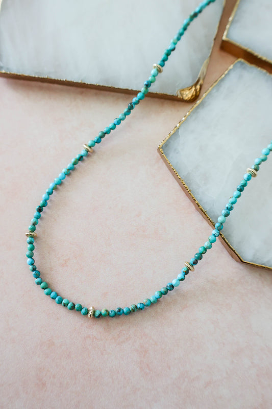 Poppy Turquoise Necklace