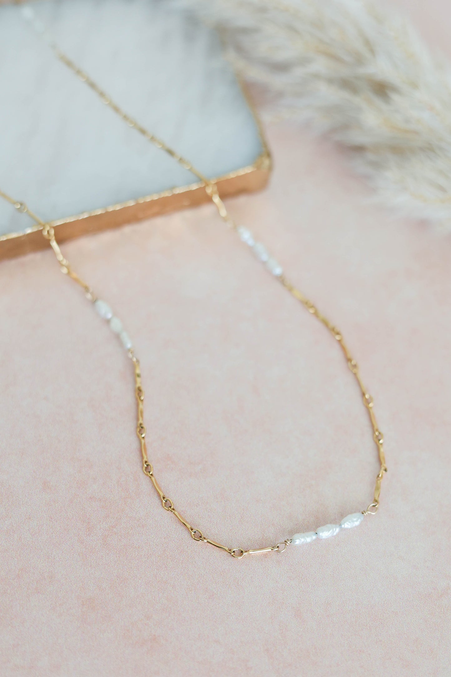Rose Pearl Necklace
