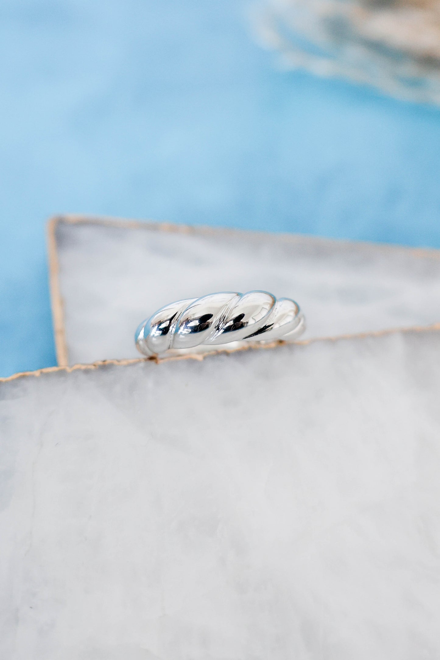 Cairo Croissant Ring - Silver