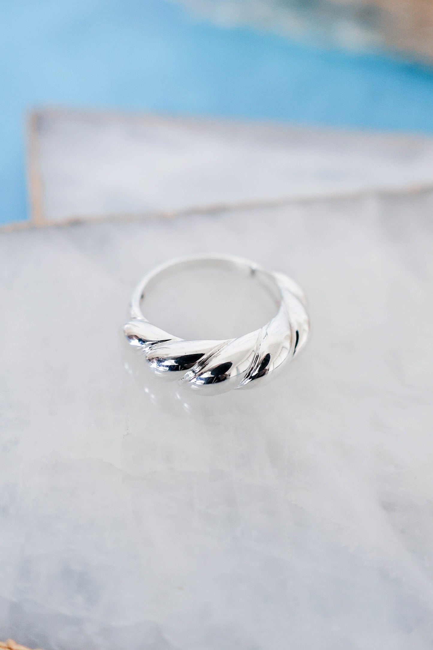 Cairo Croissant Ring - Silver