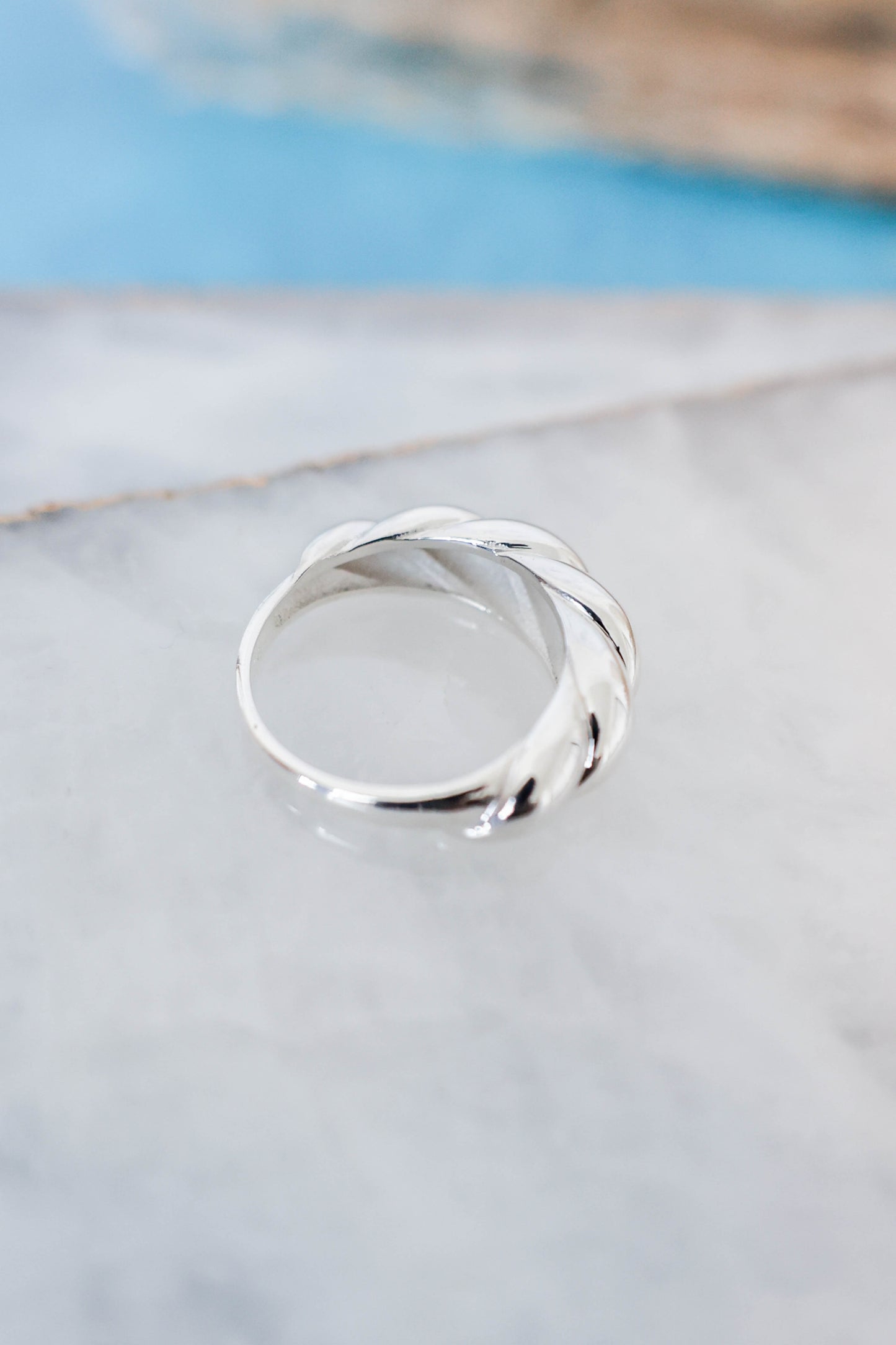 Cairo Croissant Ring - Silver