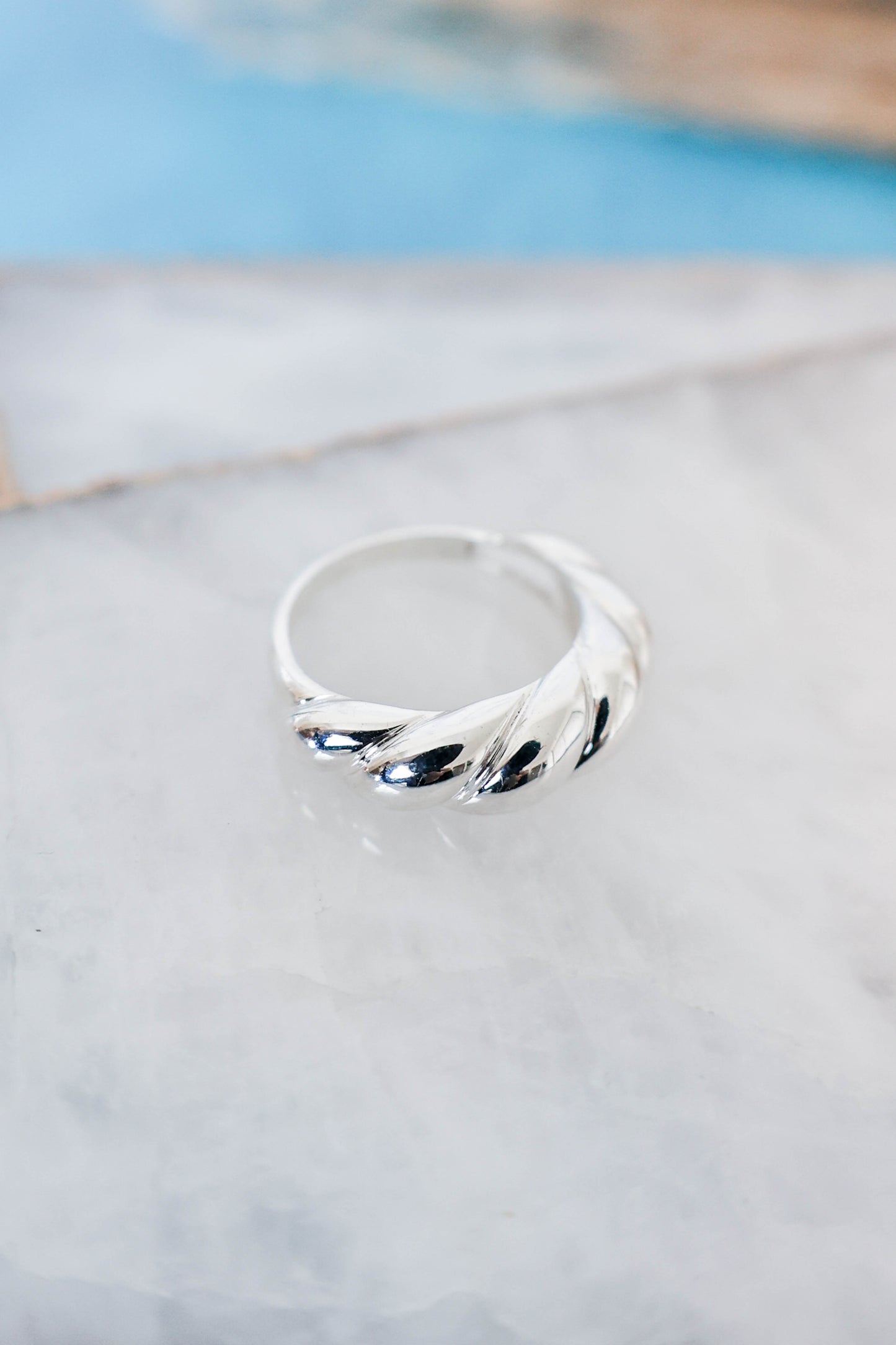 Cairo Croissant Ring - Silver