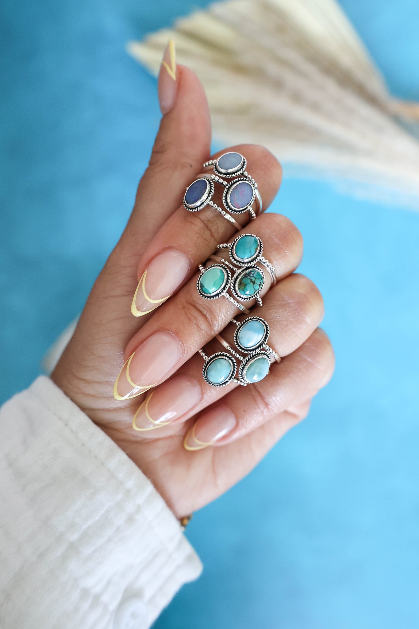 Julianna Ring Australian Opal - Silver