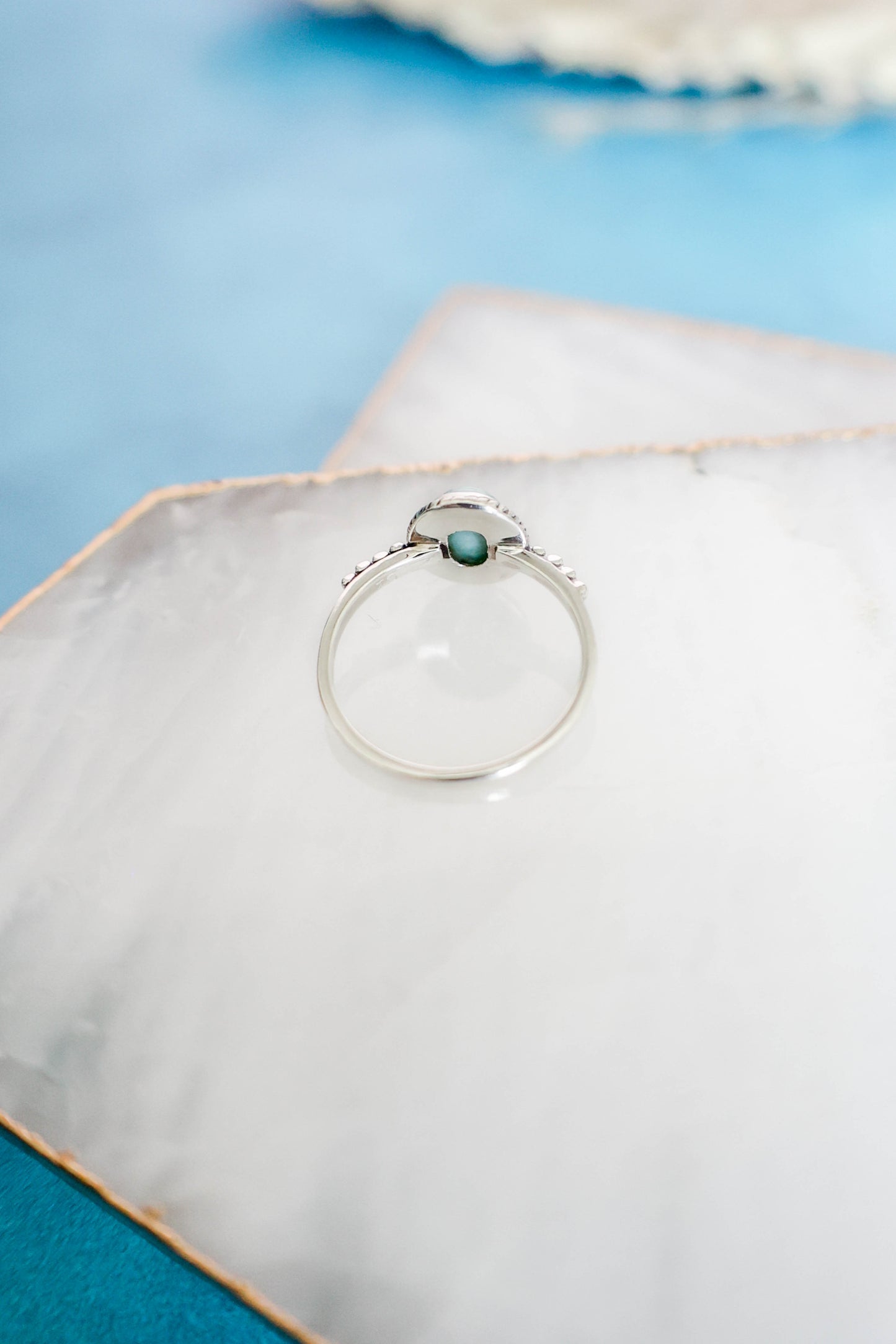 Julianna Ring Larimar - Silver