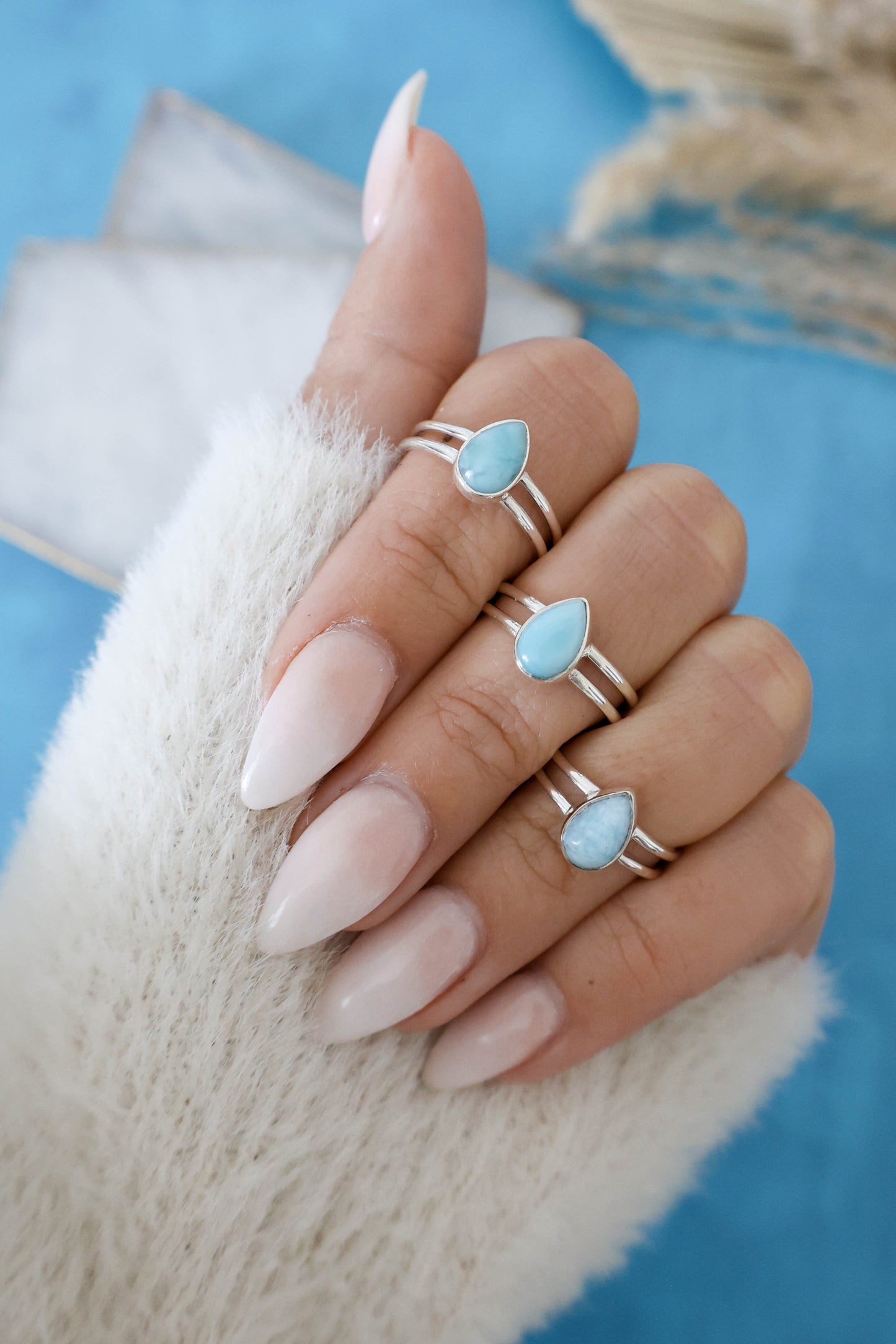 Lenox Ring Larimar - Silver