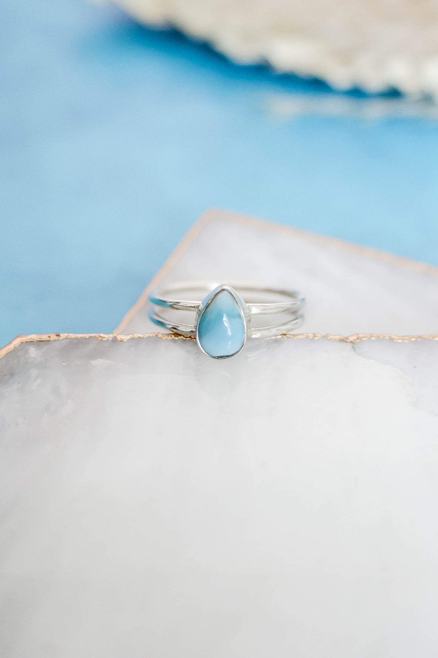 Lenox Ring Larimar - Silver