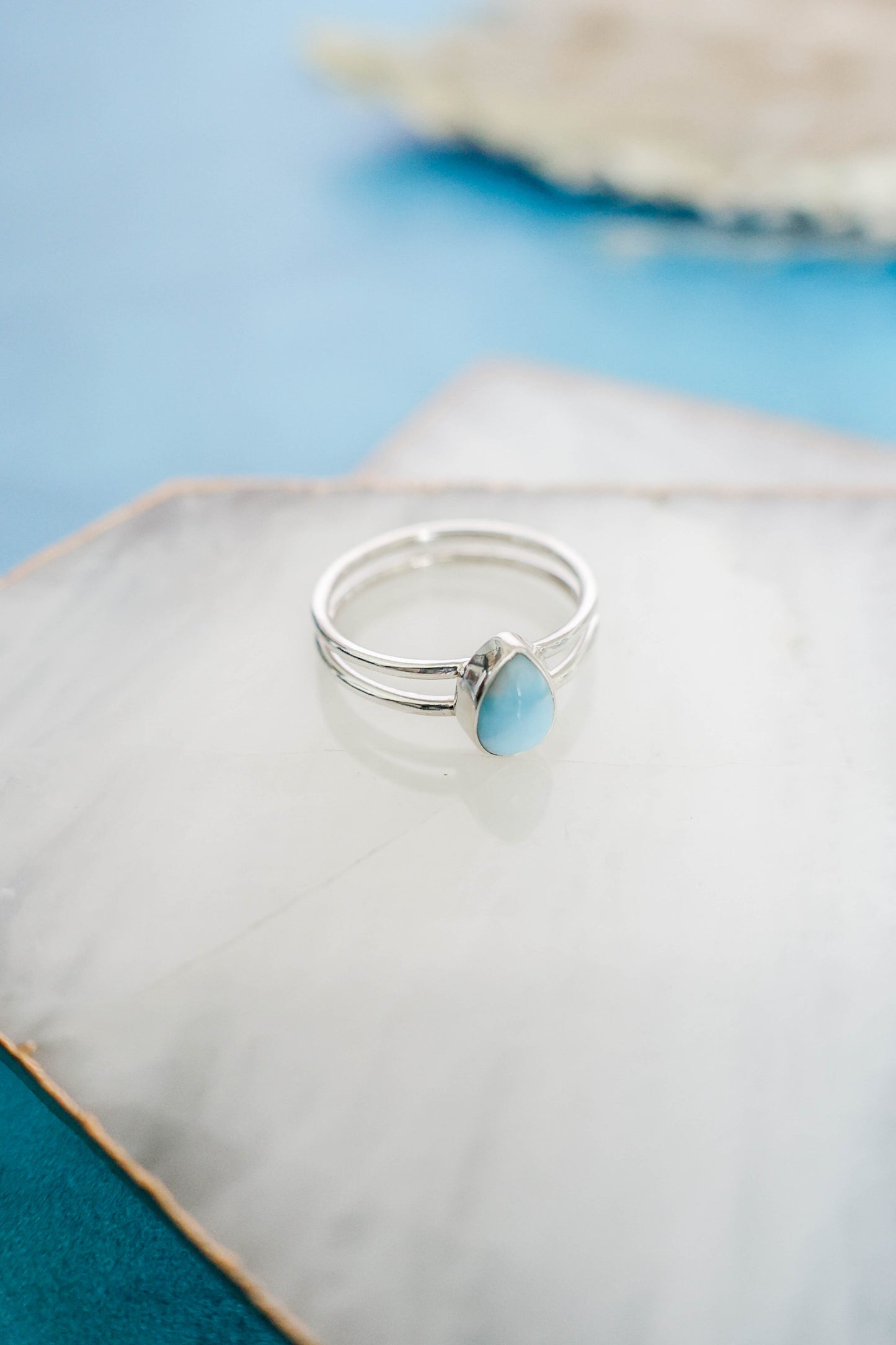 Lenox Ring Larimar - Silver
