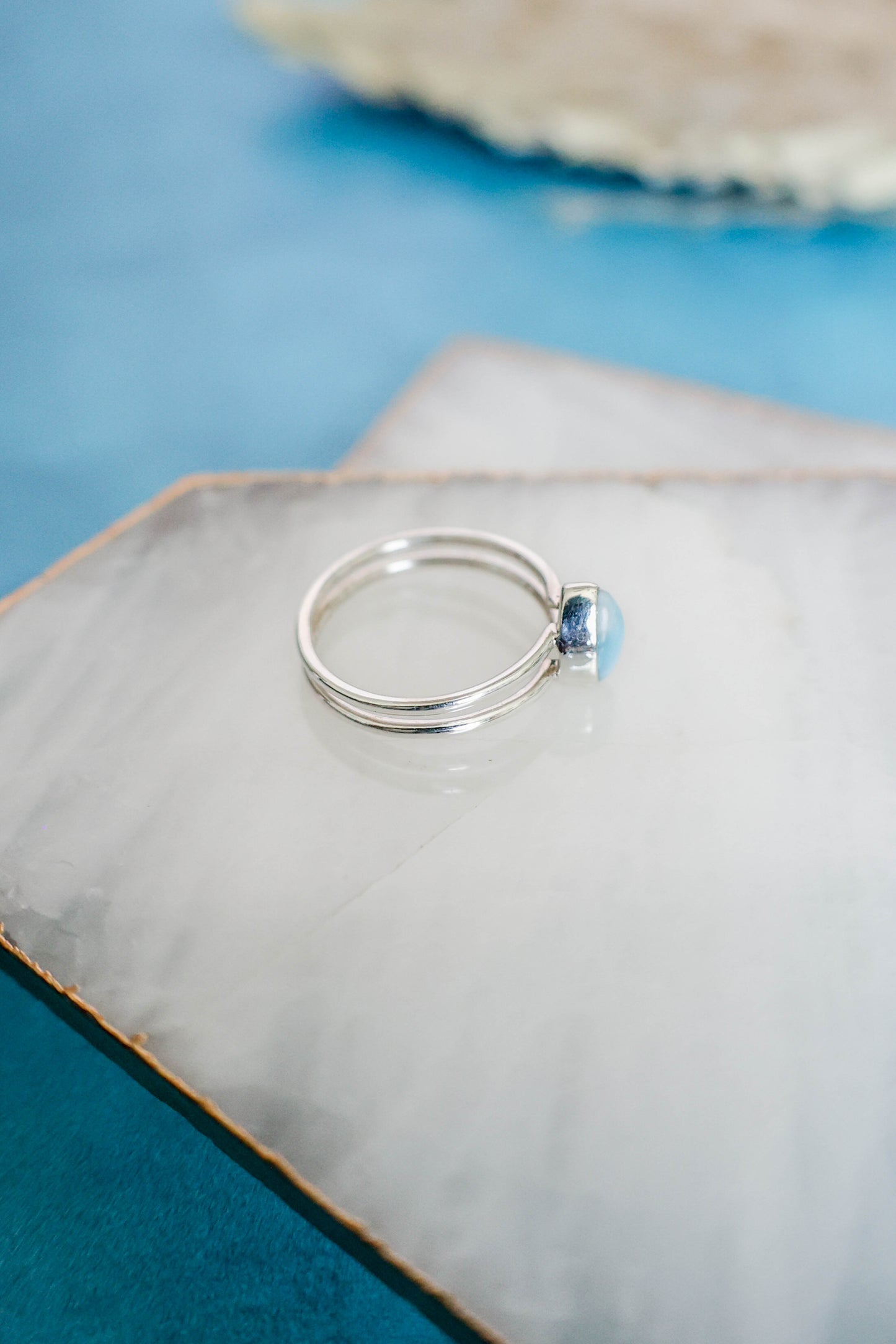 Lenox Ring Larimar - Silver