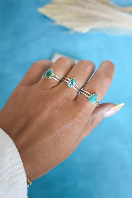 Lenox Ring Turquoise - Silver