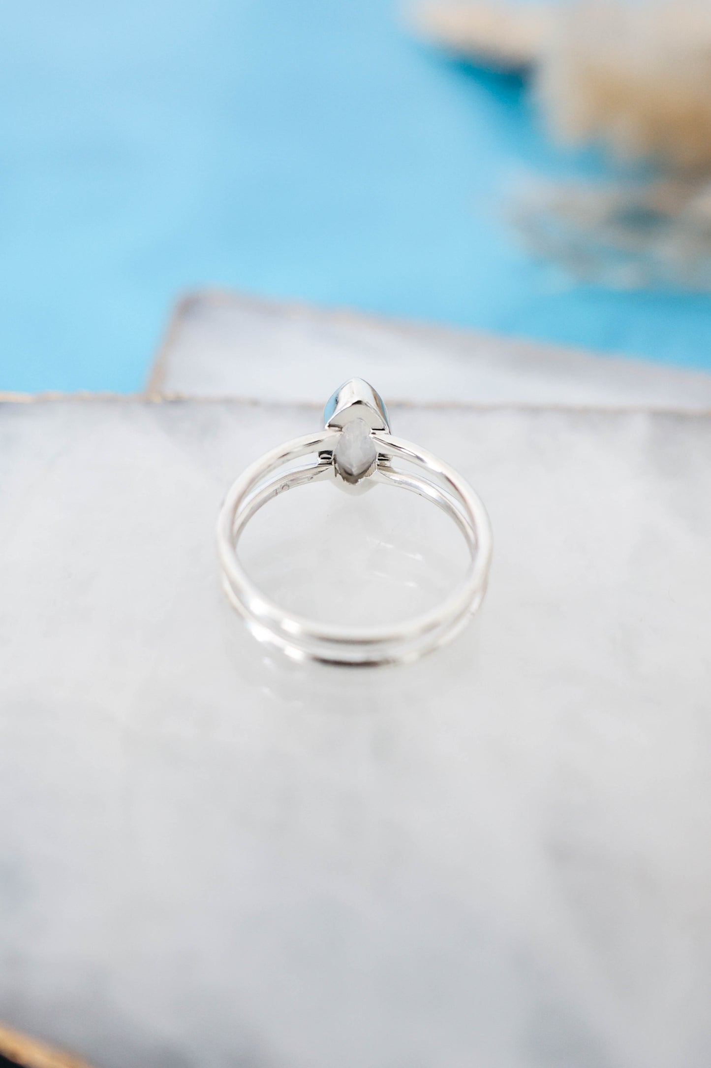 Lucy Ring Moonstone - Silver