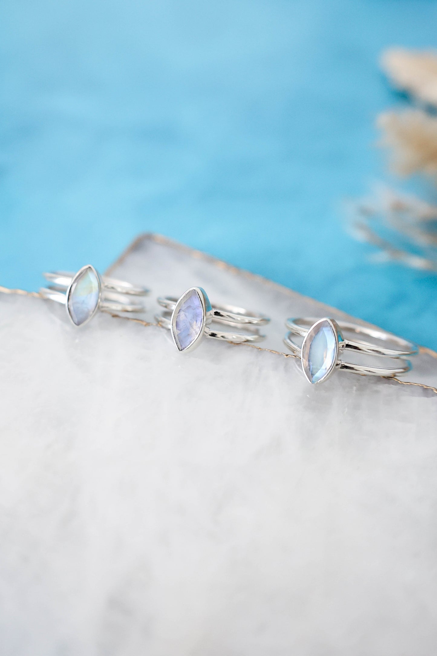 Lucy Ring Moonstone - Silver