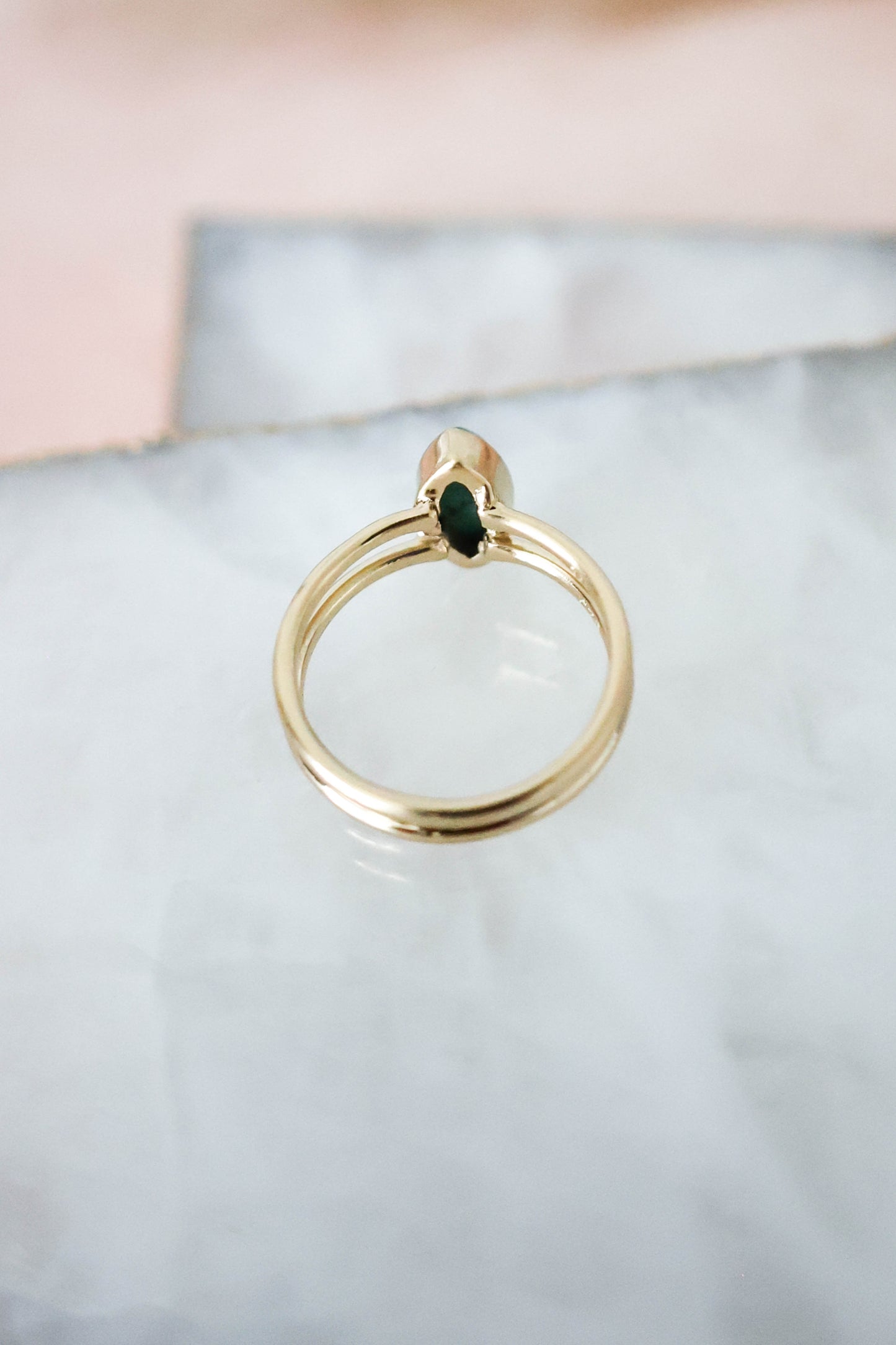 Lucy Ring Turquoise - Gold