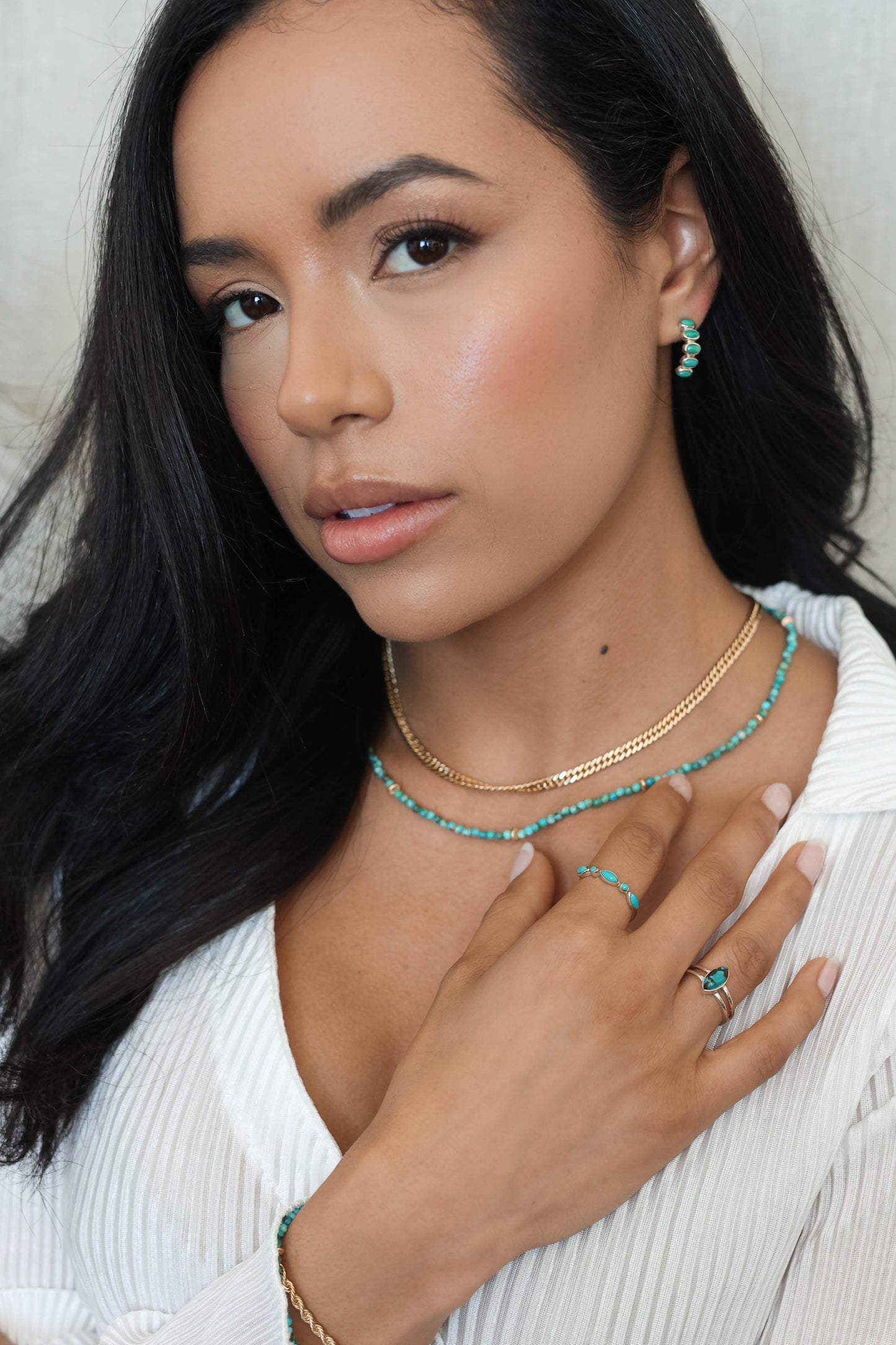Lucy Ring Turquoise - Silver