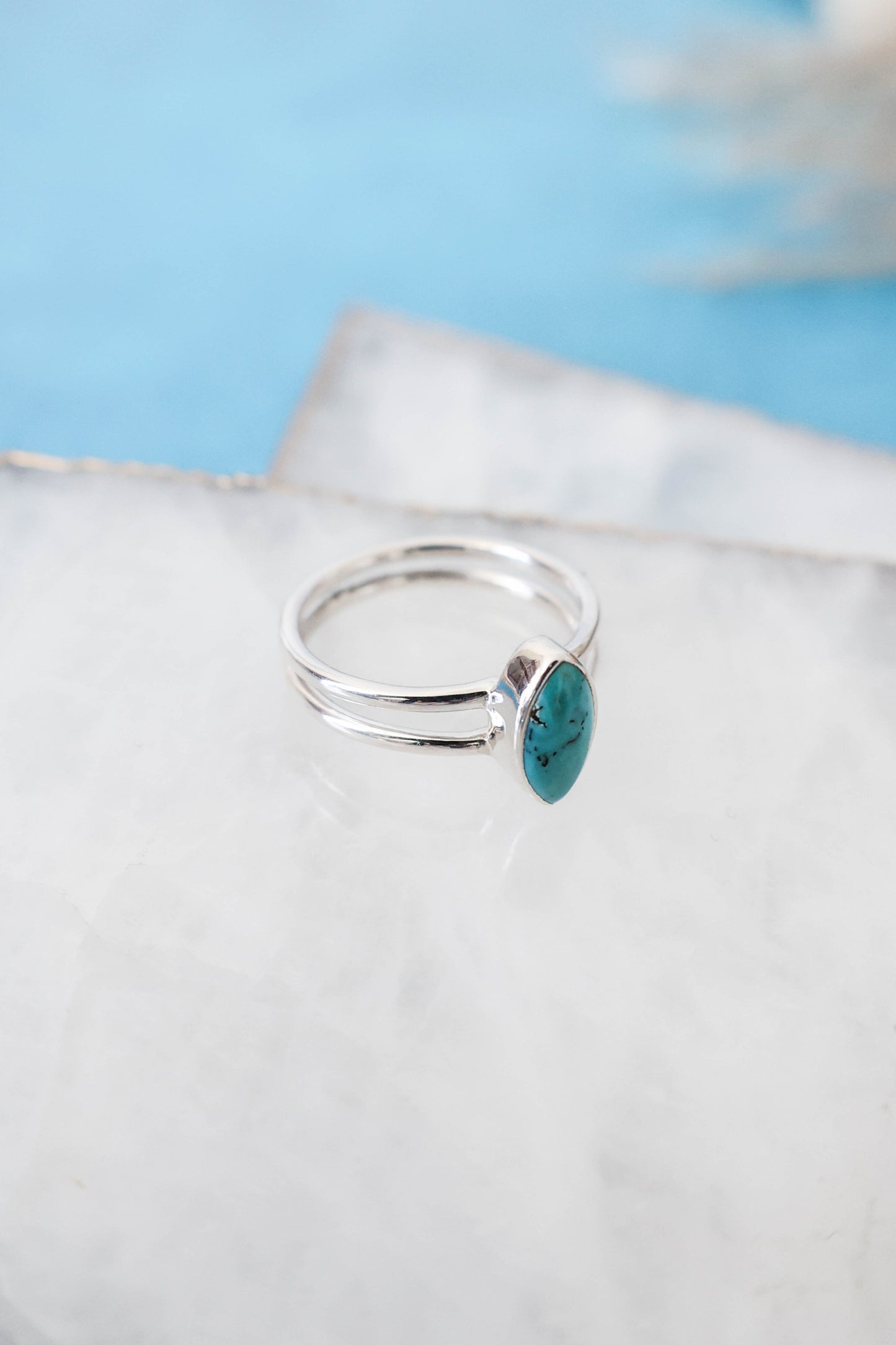Lucy Ring Turquoise - Silver
