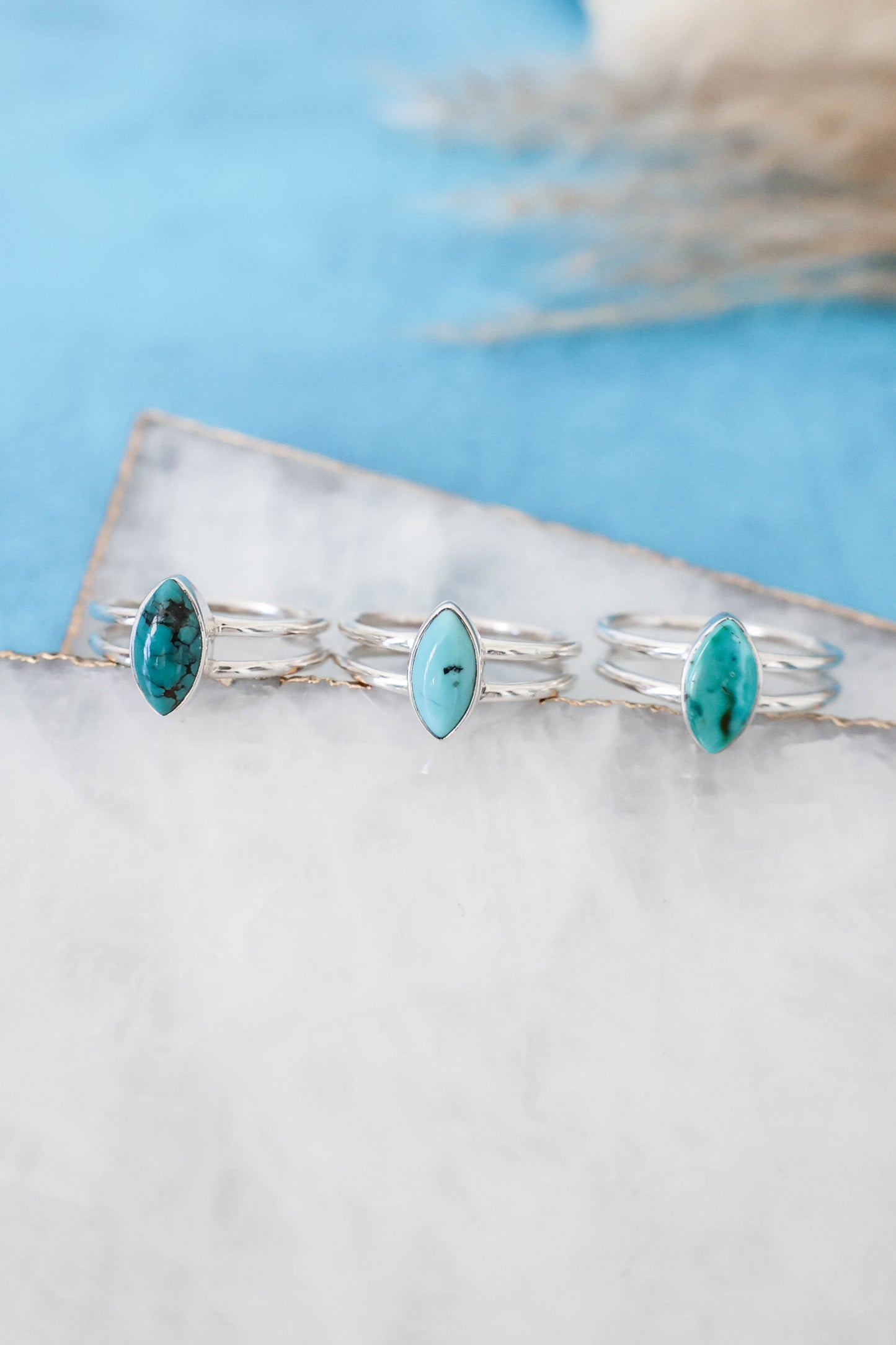 Lucy Ring Turquoise - Silver