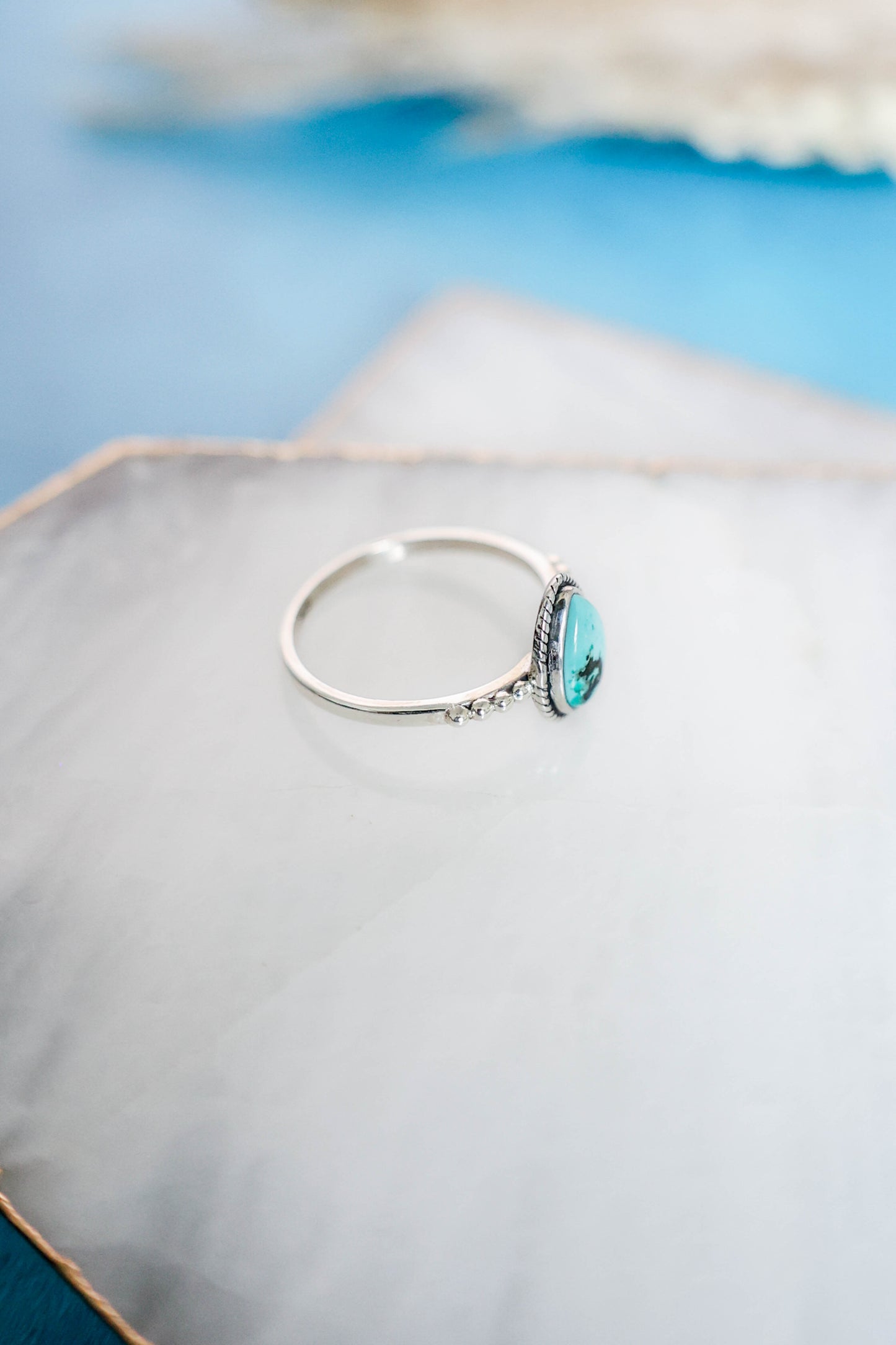 Madalena Ring Turquoise - Silver