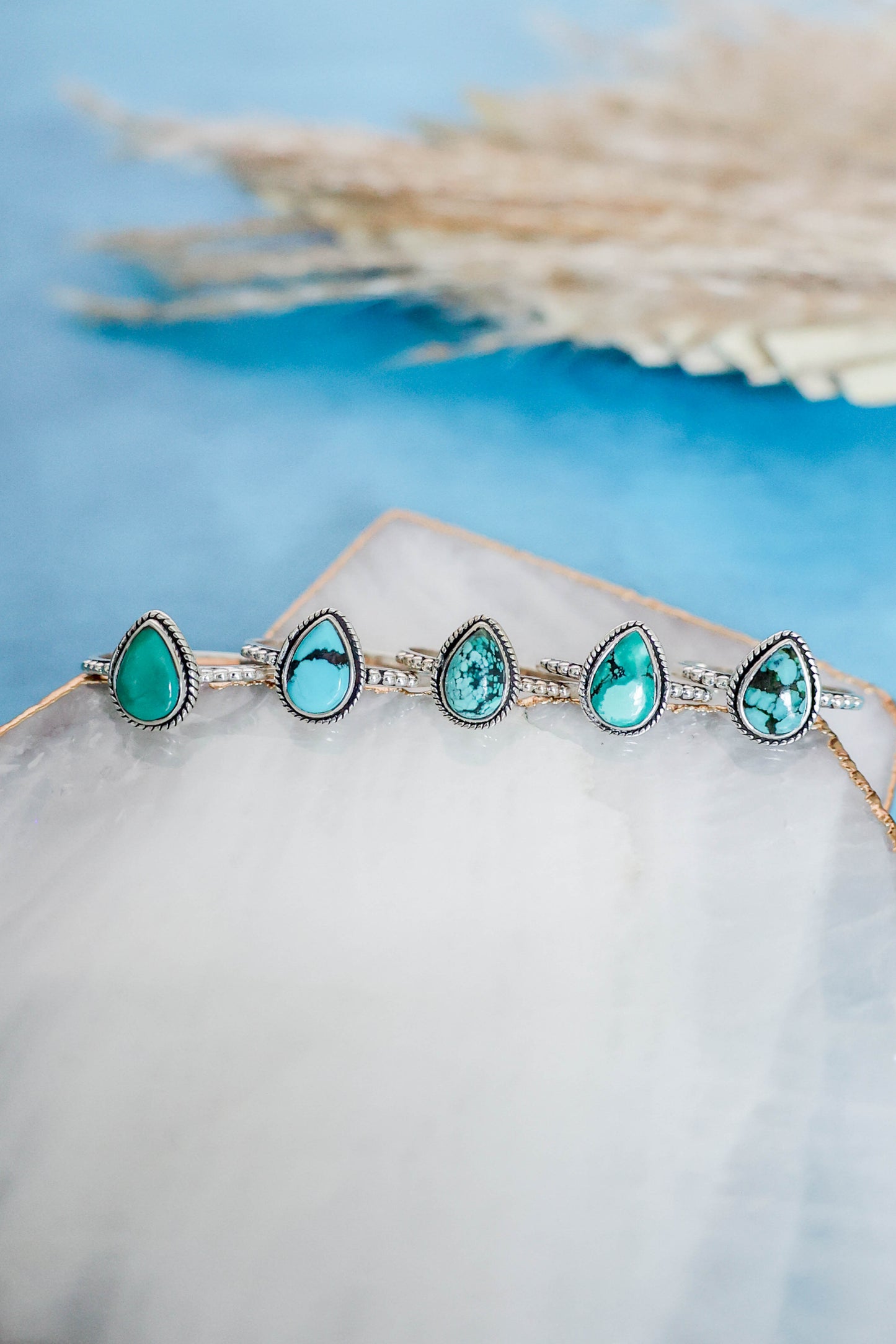 Madalena Ring Turquoise - Silver