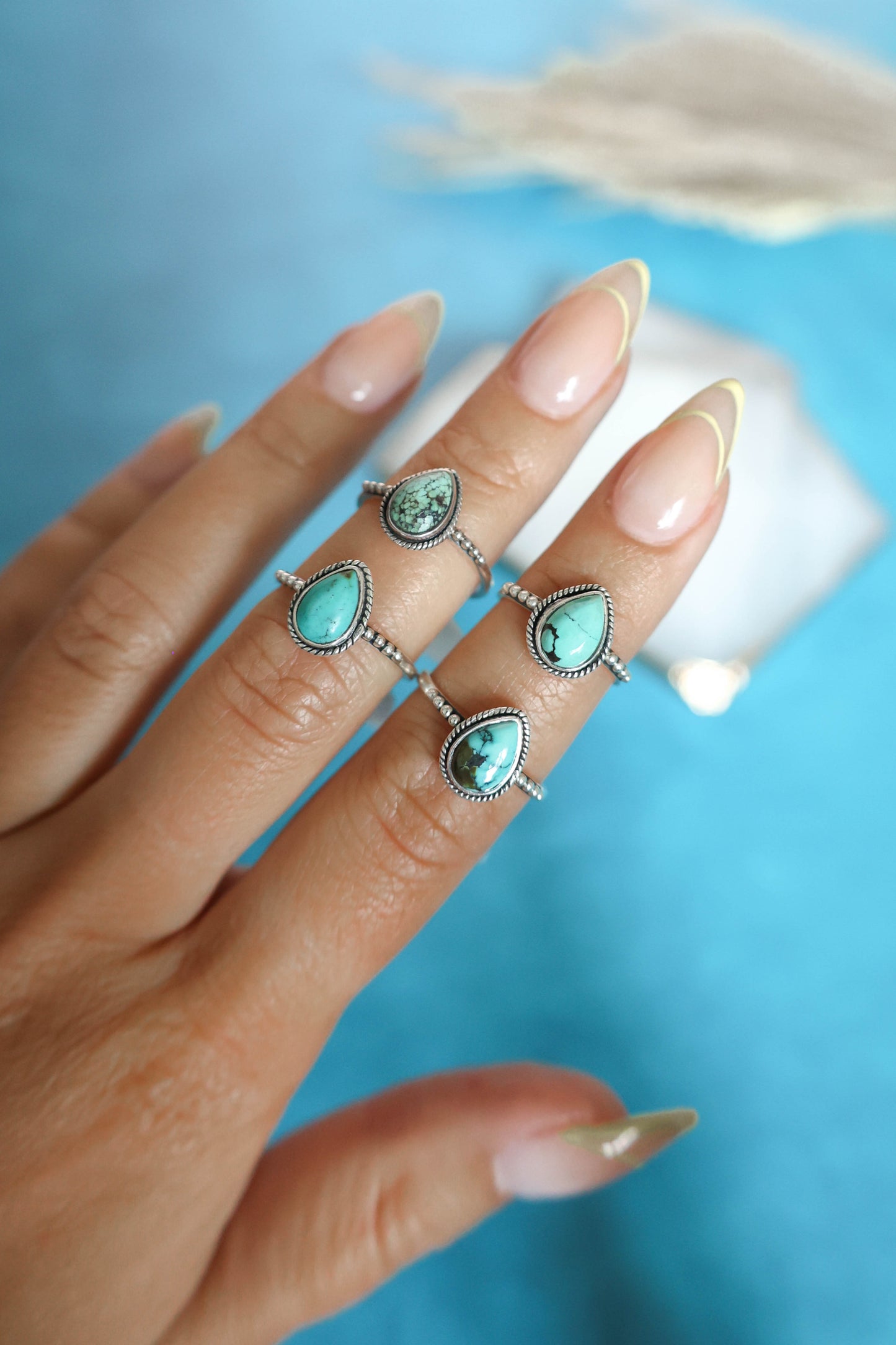 Madalena Ring Turquoise - Silver