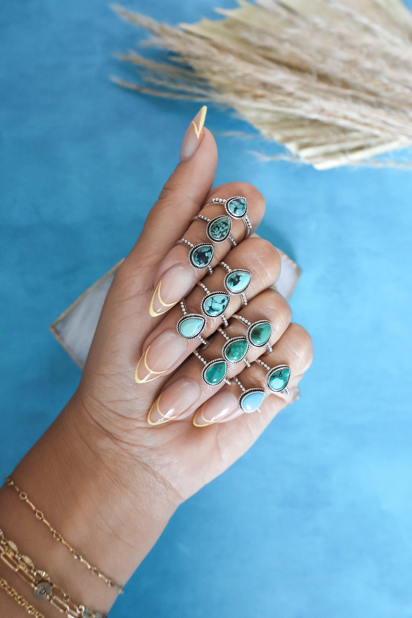 Madalena Ring Turquoise - Silver
