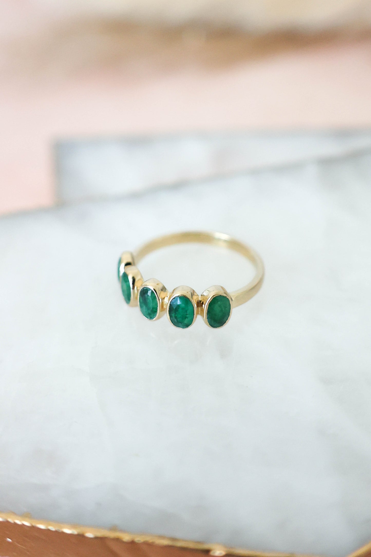 Nova Ring Emerald - Gold