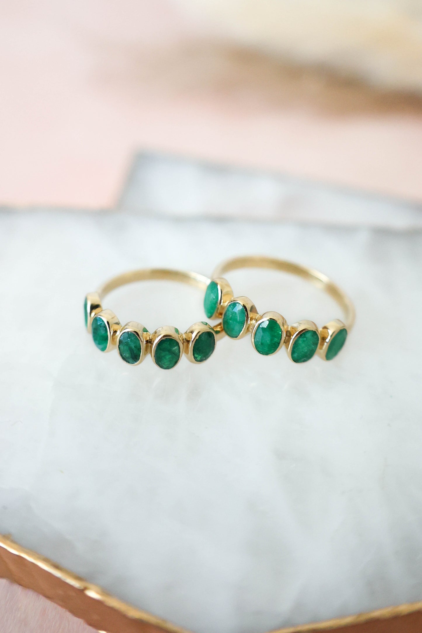Nova Ring Emerald - Gold