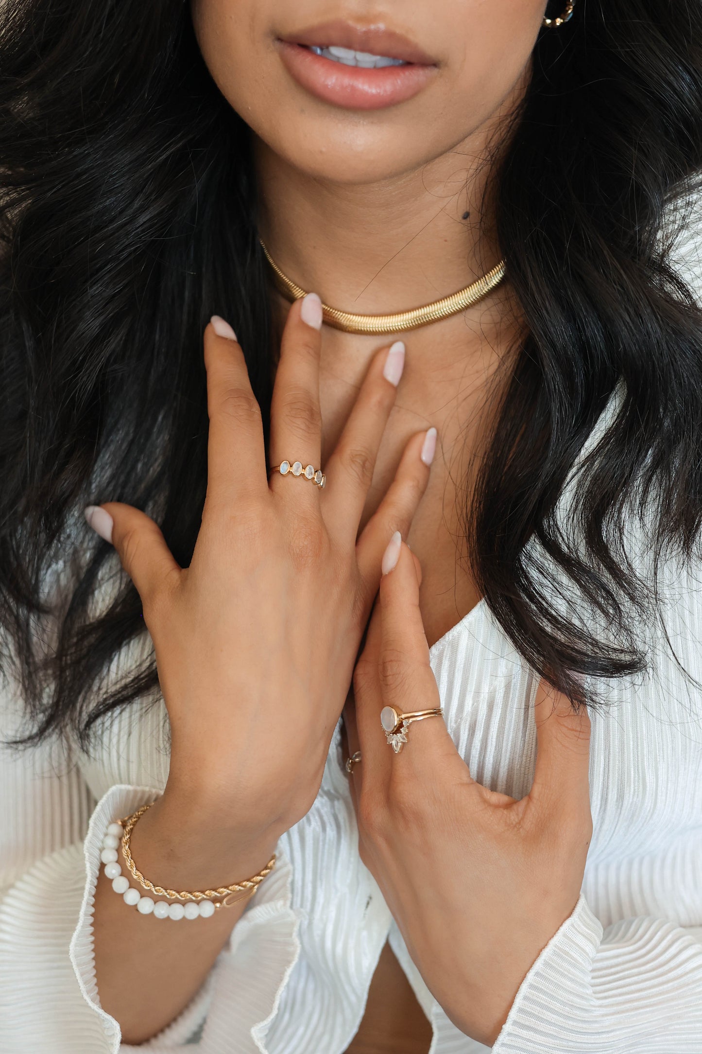 Nova Ring Moonstone - Gold