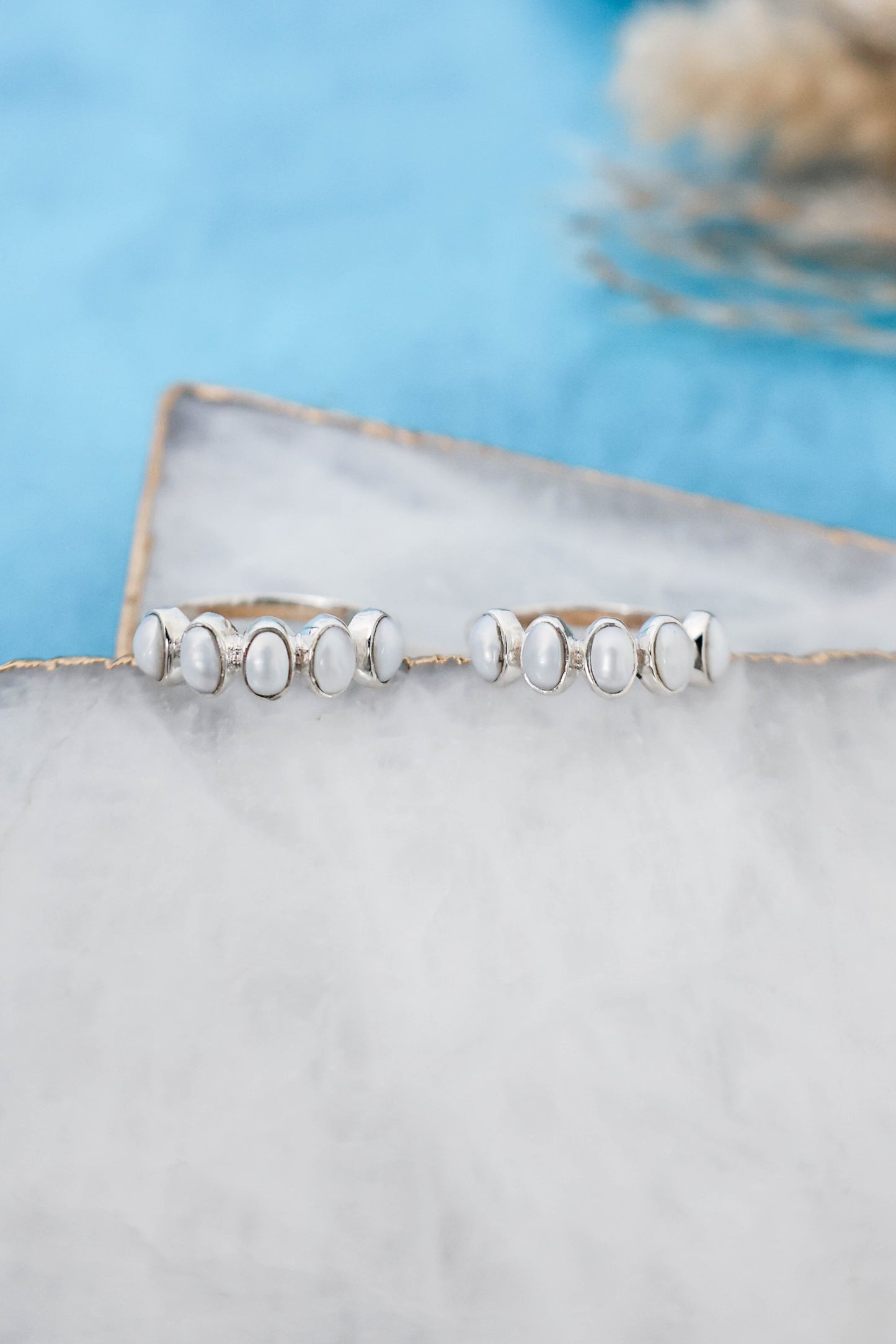 Nova Ring Pearl - Silver