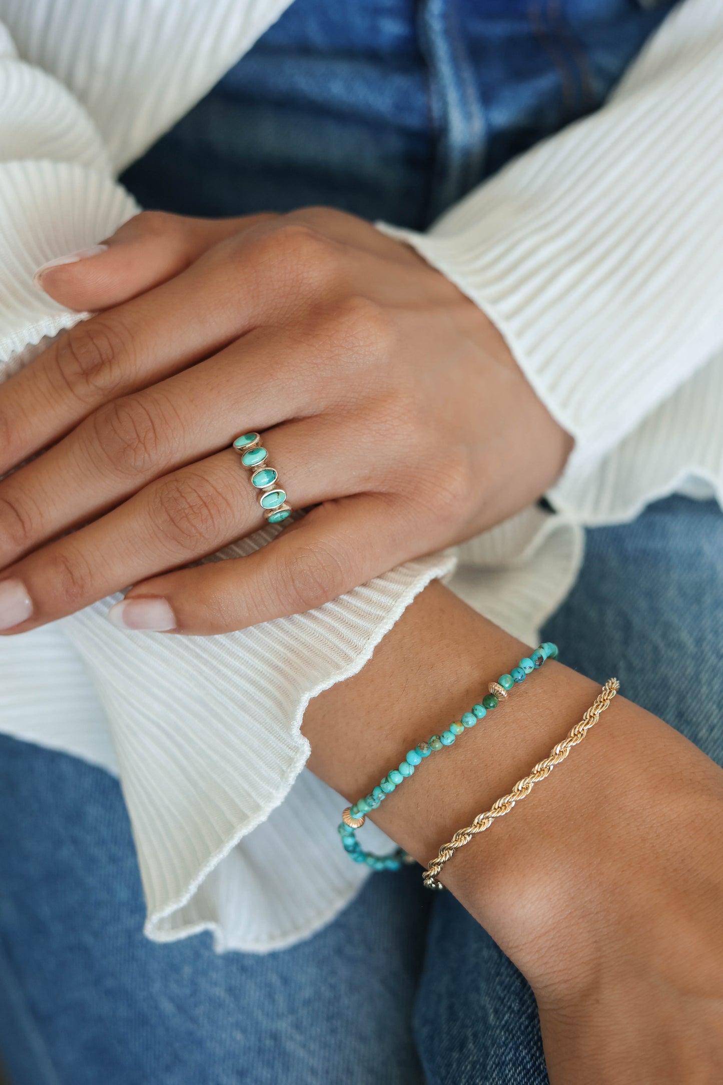 Nova Ring Turquoise - Silver