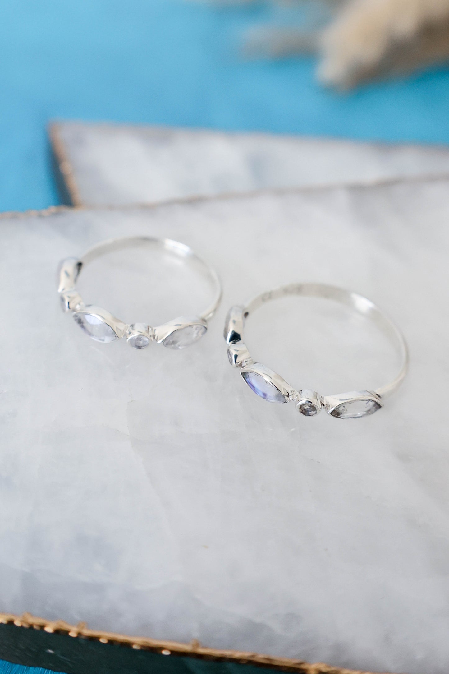 Olivia Ring Moonstone - Silver