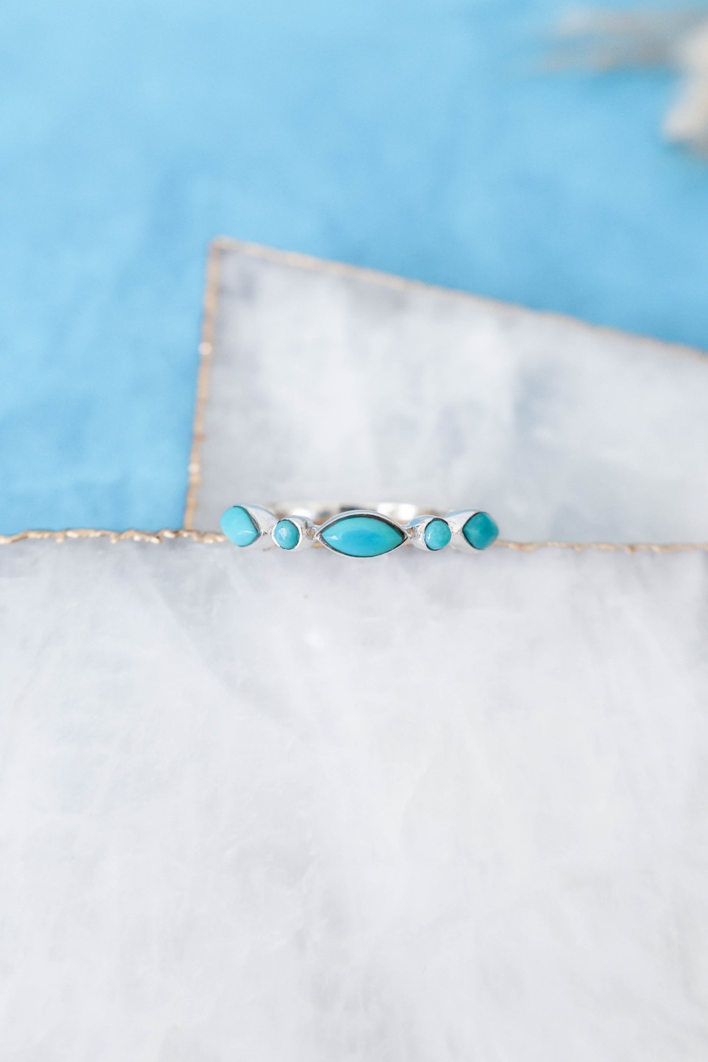 Olivia Ring Turquoise - Silver