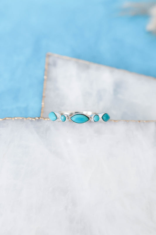 Olivia Ring Turquoise - Silver