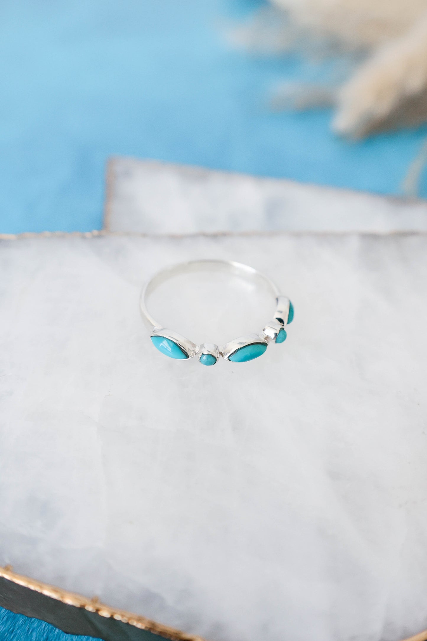 Olivia Ring Turquoise - Silver