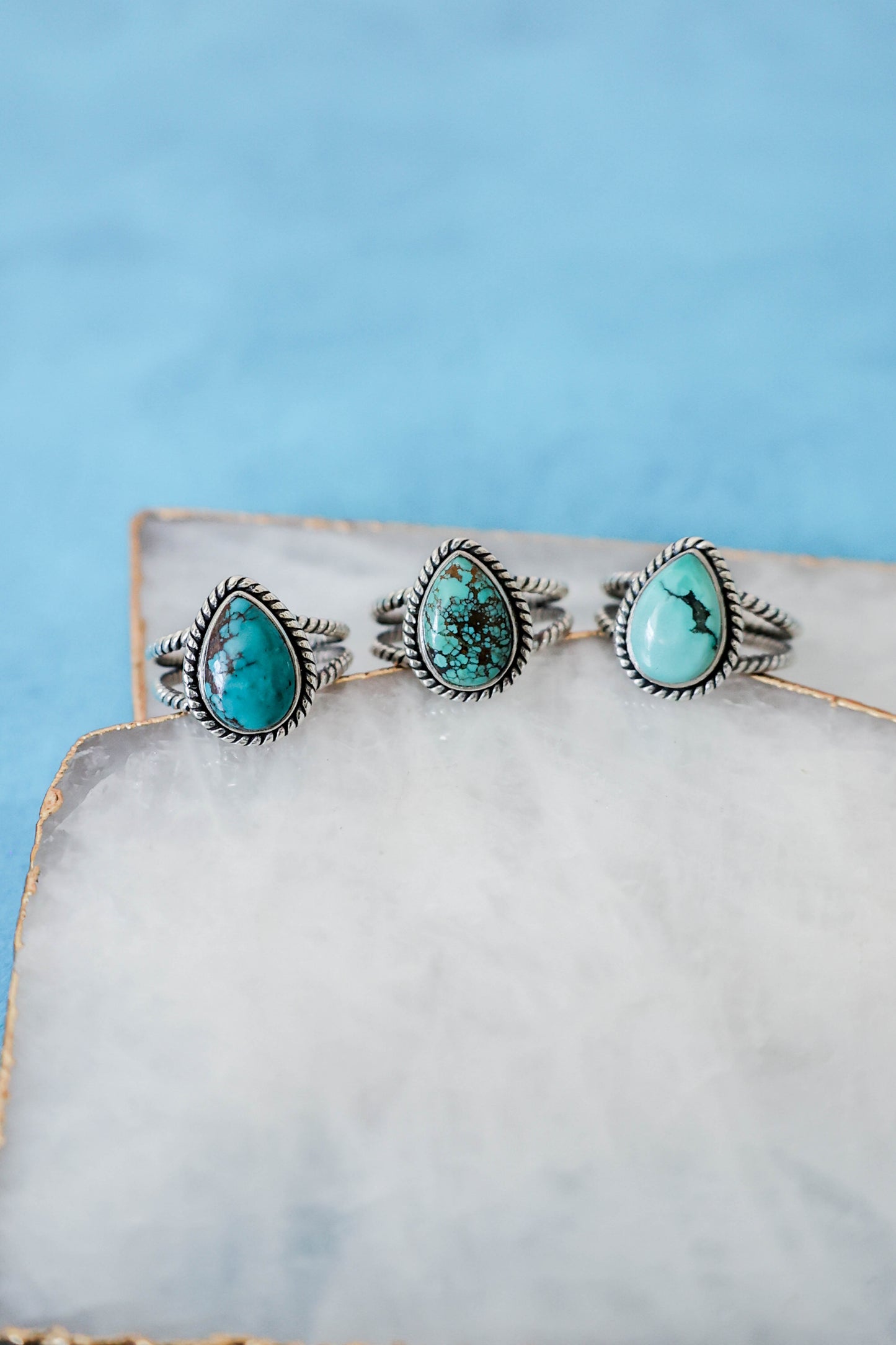 Positano Ring Turquoise - Silver