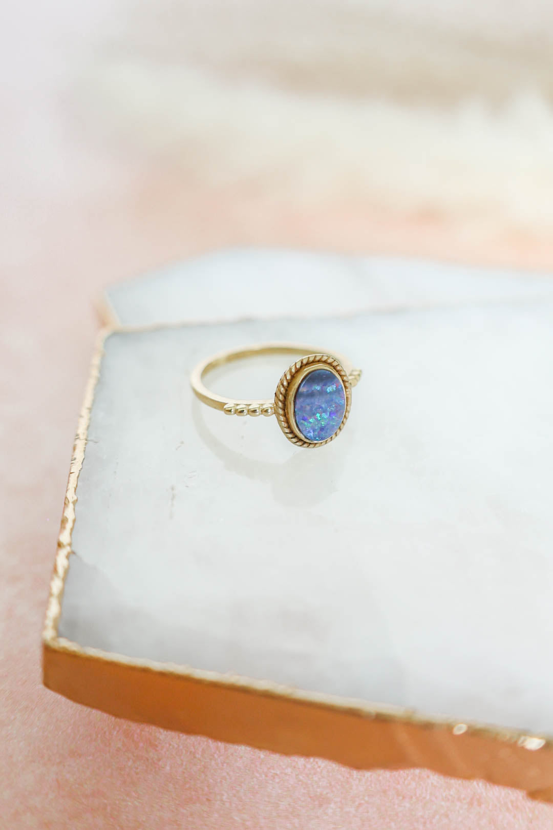 Julianna Ring Australian Opal - Gold