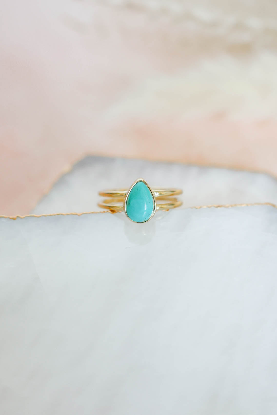 Lenox Ring Turquoise - Gold