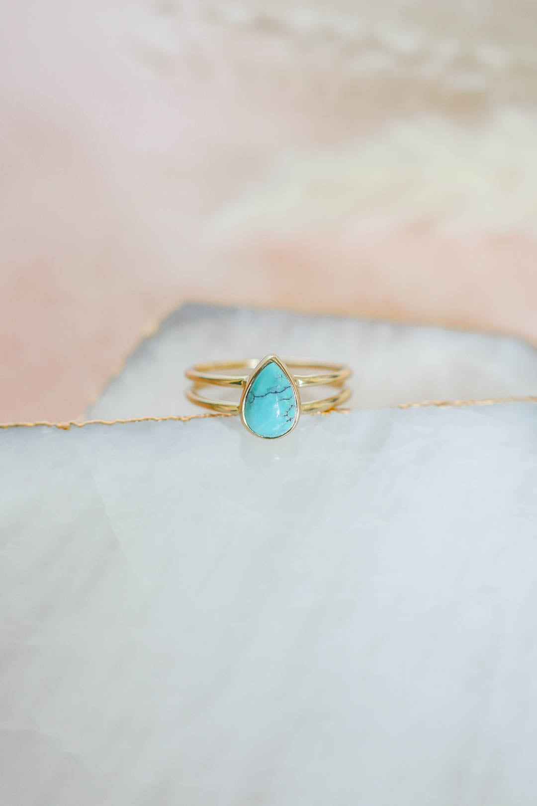 Lenox Ring Turquoise - Gold