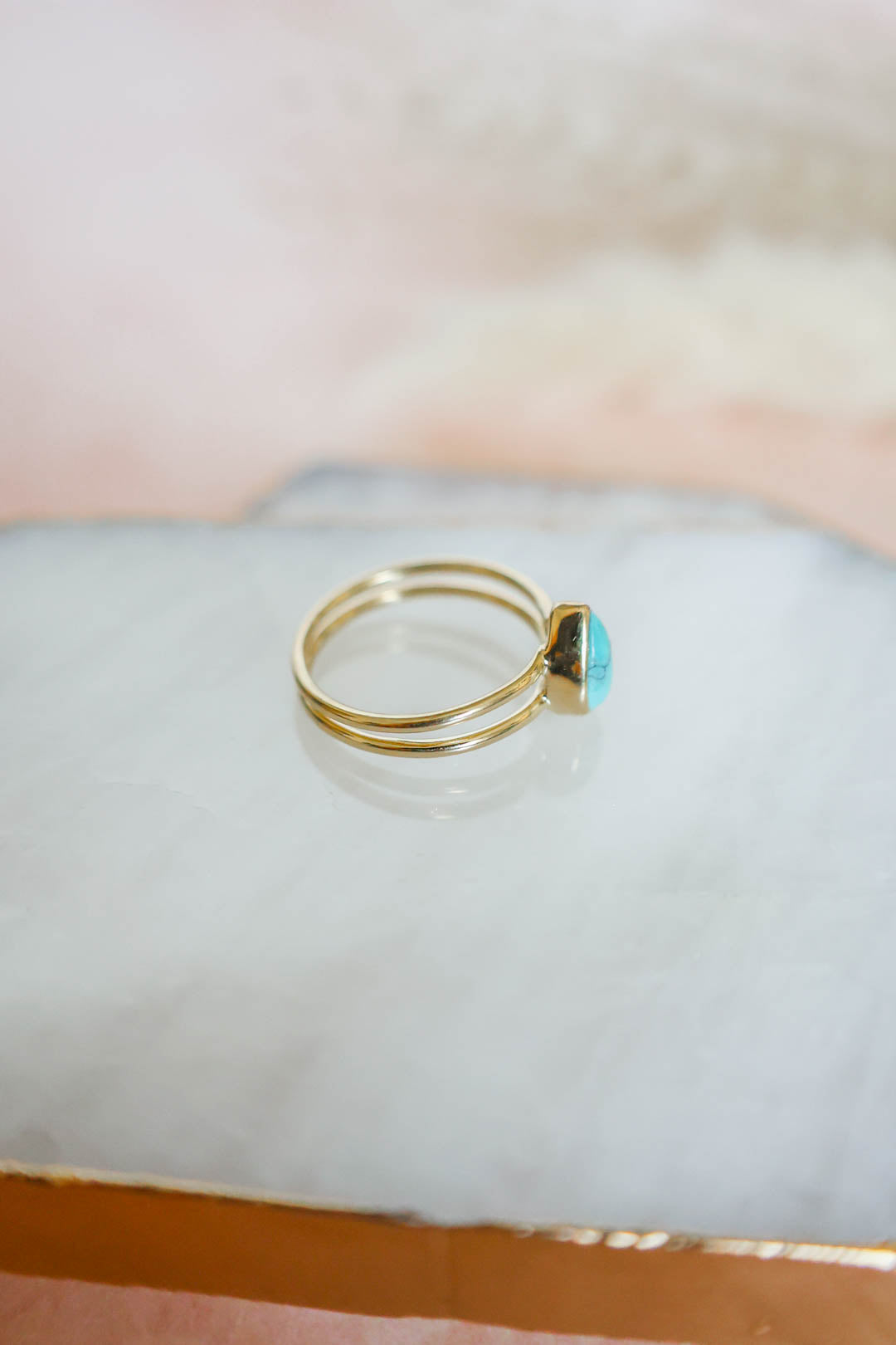 Lenox Ring Turquoise - Gold