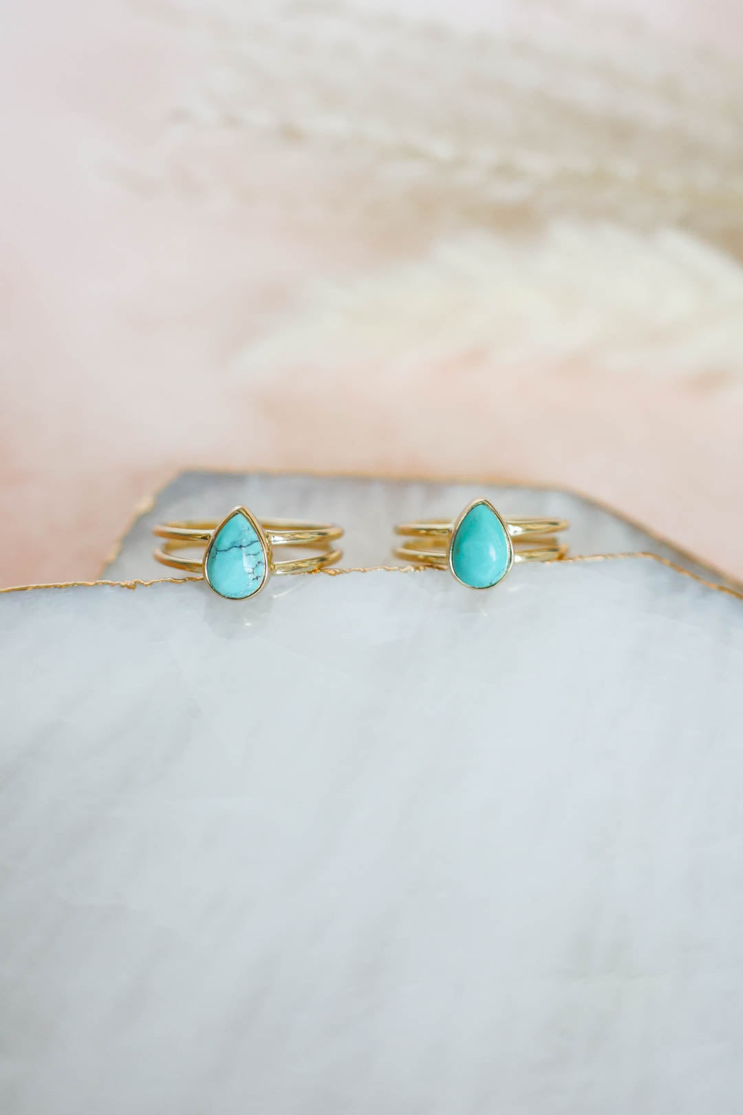 Lenox Ring Turquoise - Gold