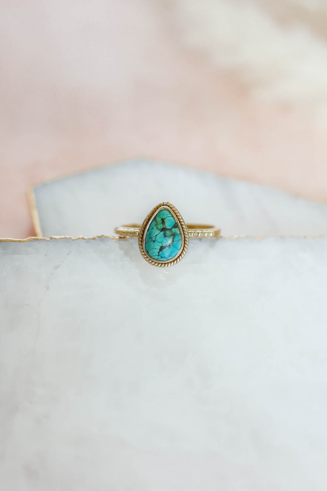 Madalena Ring Turquoise - Gold