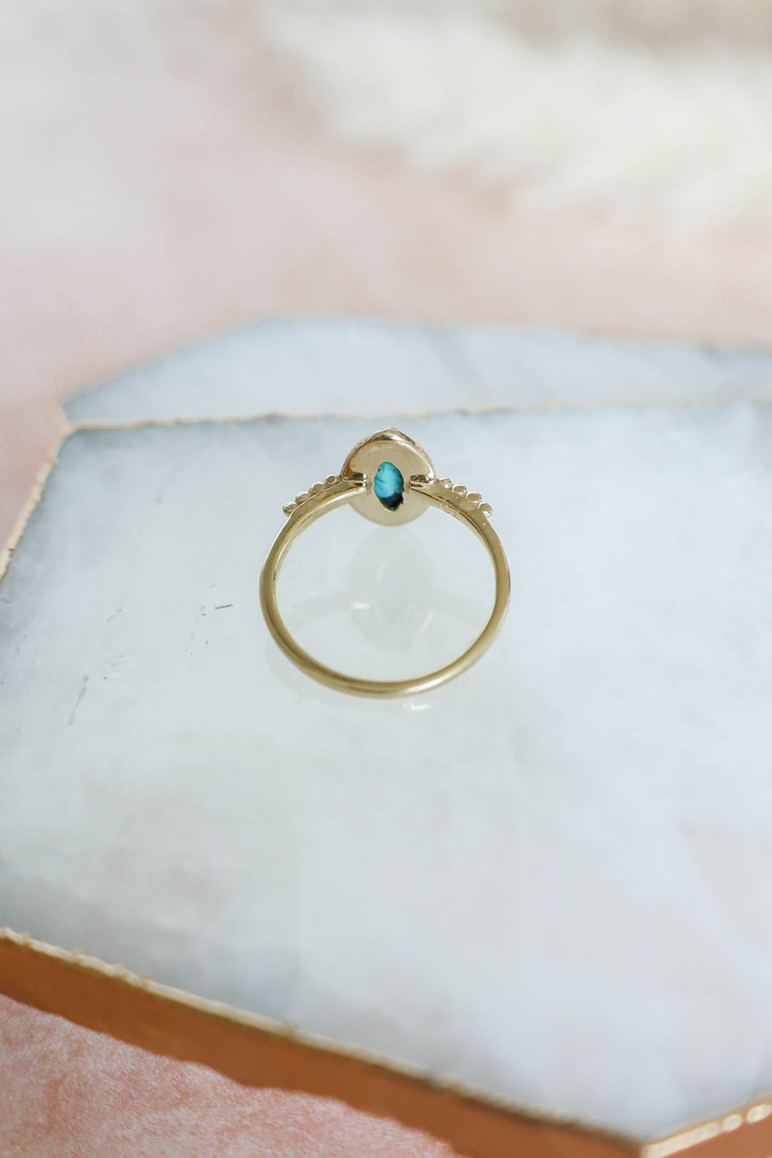 Sanora Ring Turquoise - Gold